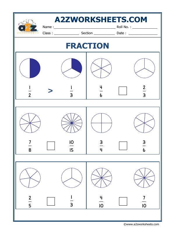 Third grade student coloring geometric shapes to learn fractions on a party themed math worksheet 20