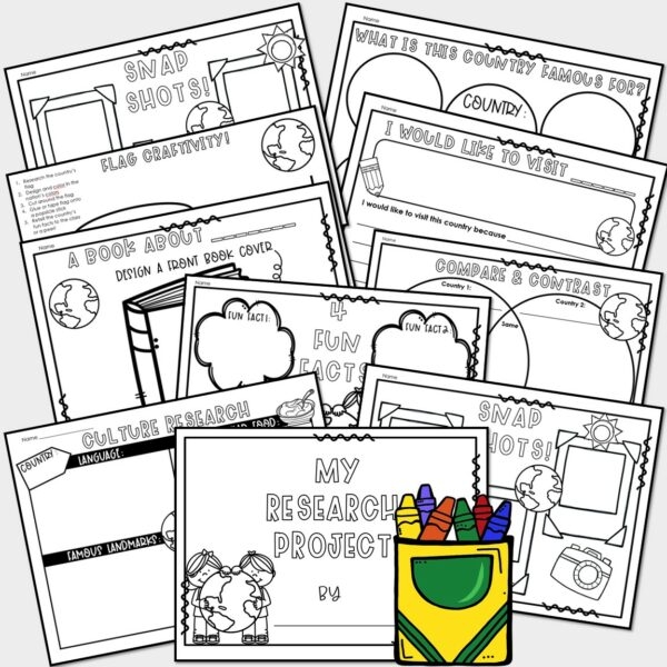 Passover research template worksheet for fourth grade geometry lessons 12 Fourth grade students using a thematic Passover research graphic organizer worksheet