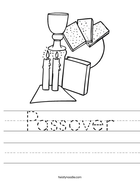 The Story of Passover coloring sheet featuring a pharaoh character for Pre-K readers to color and learn about the Passover narrative