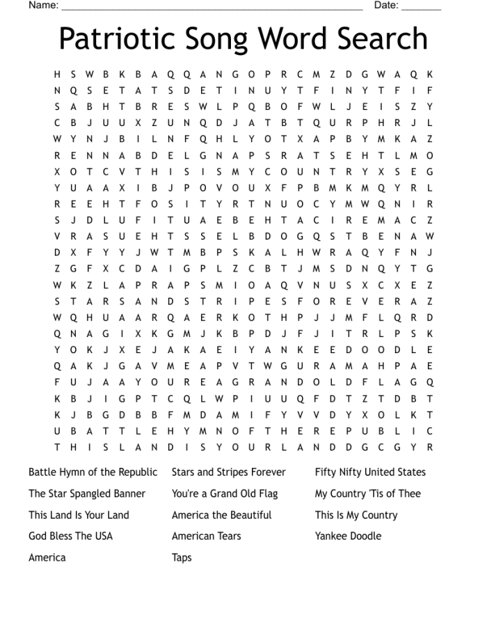 You're a Grand Old Flag worksheet for Pre-K students celebrating patriotism