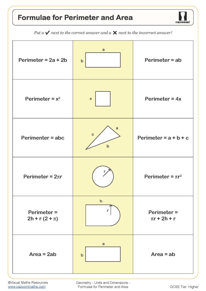 Third grade geometry worksheet featuring various polygons for perimeter calculation practice