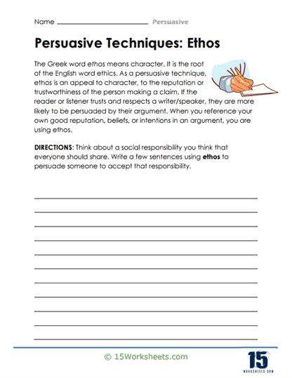 Worksheet for planning a persuasive paragraph, designed for second and third graders. Step-by-step guide to help students choose a topic and develop their opinion with supporting reasons.