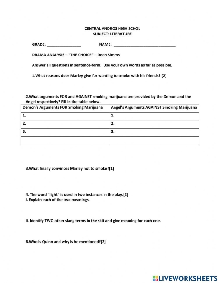 Tough Choices Letter Worksheet Image 4 Grammar Activity Fourth grade student writing a persuasive letter about making tough choices to help others