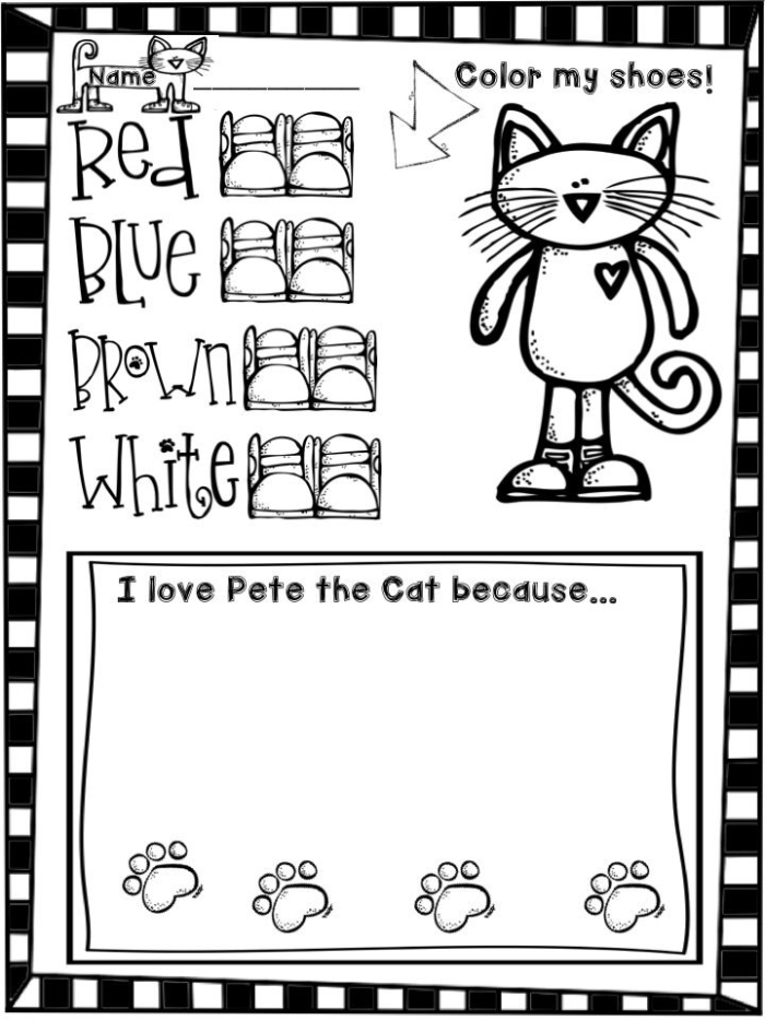 Second grade reading worksheet featuring Pete and his many pets