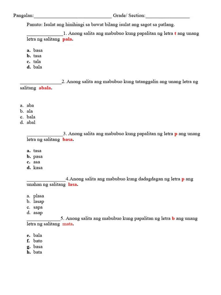 Visual representation of phonological awareness concepts for kindergarten students