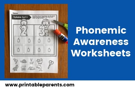 Visual representation of phonological awareness concepts for kindergarten students