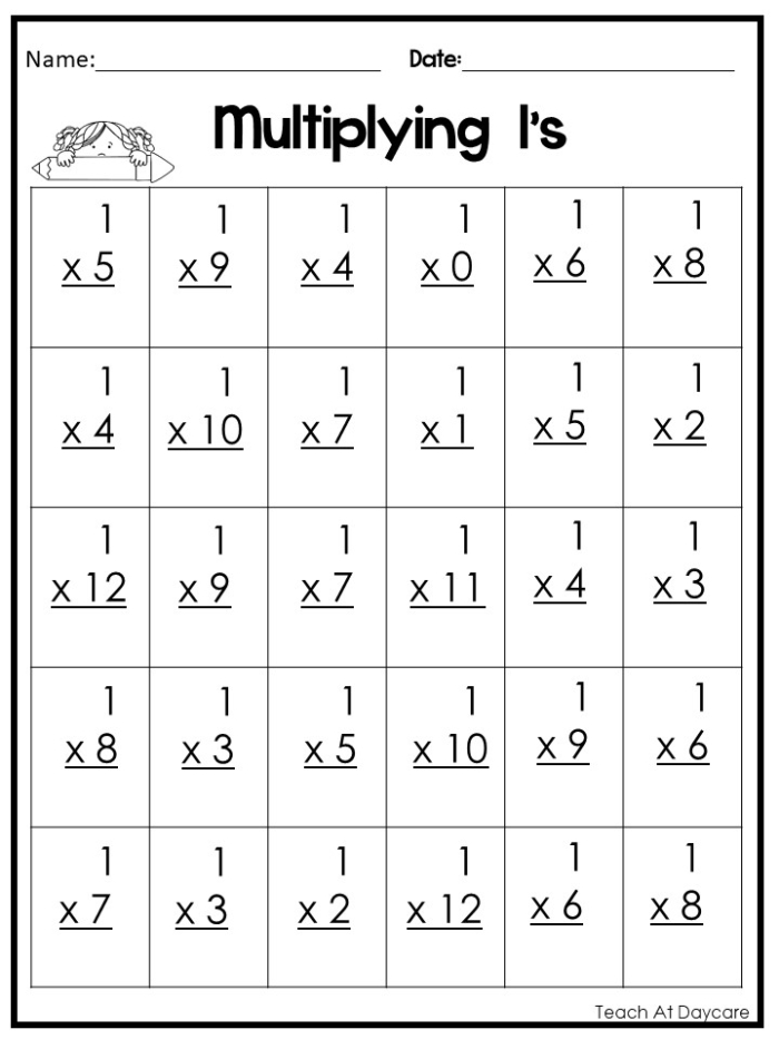 Third grade geography themed picture multiplication worksheet with twelve sets of shapes to count
