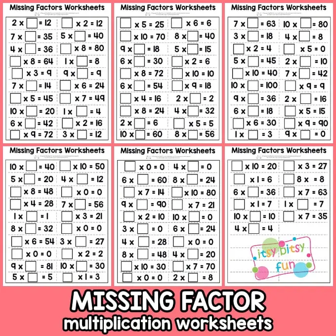 Picture Multiplication worksheet for Third Grade