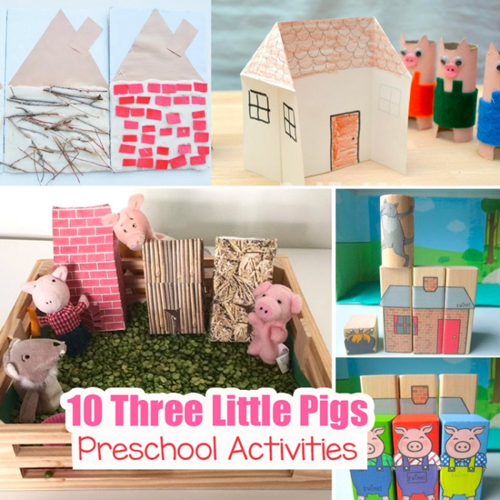 Kindergarten phonics worksheet featuring a mini storybook about a pig for early readers