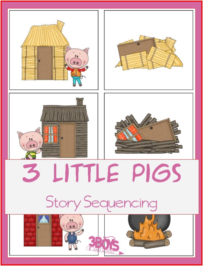 Kindergarten worksheet for students to create a printable mini storybook about a pig featuring phonics practice