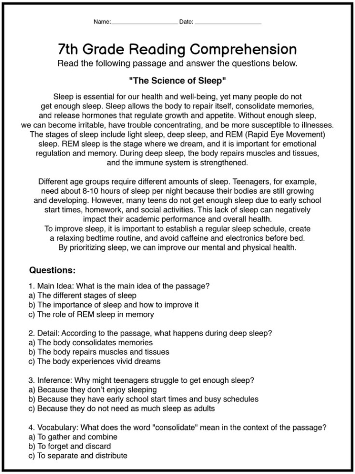 Worksheet to enhance reading comprehension skills focusing on Pinocchio for third graders