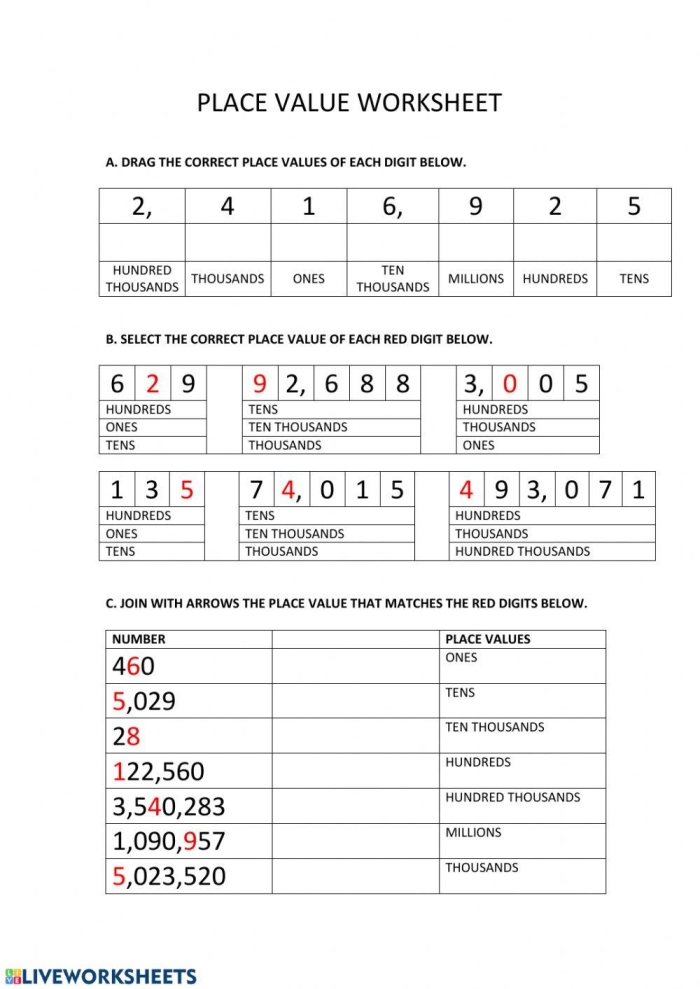 Grammar and Mechanics worksheet for Second Grade Worksheet for assessing second graders' understanding of three-digit place value and expanded form. Place Value Check-in Worksheet for Second Grade Math Skills.