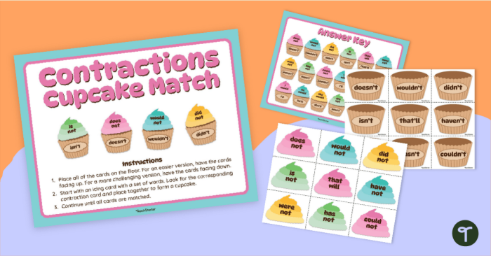 Colorful cupcakes with numbers that students match to their written word forms in this second grade place value worksheet