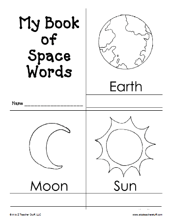 Third grade science worksheet featuring an illustrated map of planets in our solar system to label