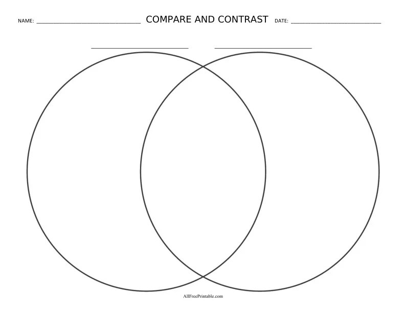 Compare and Contrast Platypus reading comprehension worksheet for second grade students
