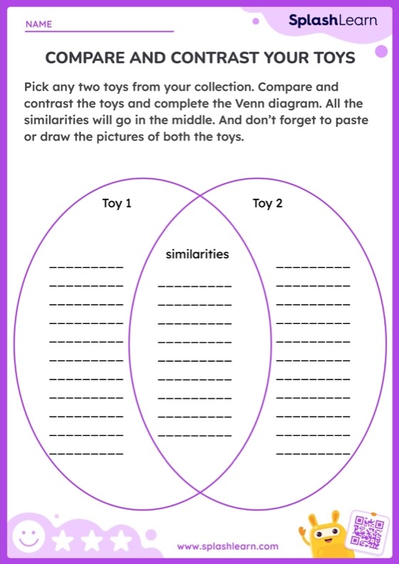Worksheet for comparing and contrasting information about the platypus for second graders