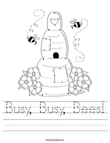 Preschoolers learning to graph and count with the cute Play Busy Bees worksheet activity