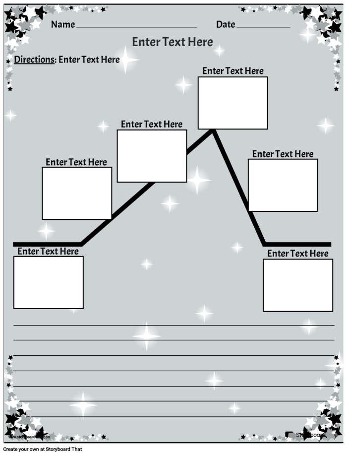 Plot Diagram Worksheet for Fourth Grade Narrative Planning 06 Fourth grade students filling out a plot diagram worksheet to organize story structure.