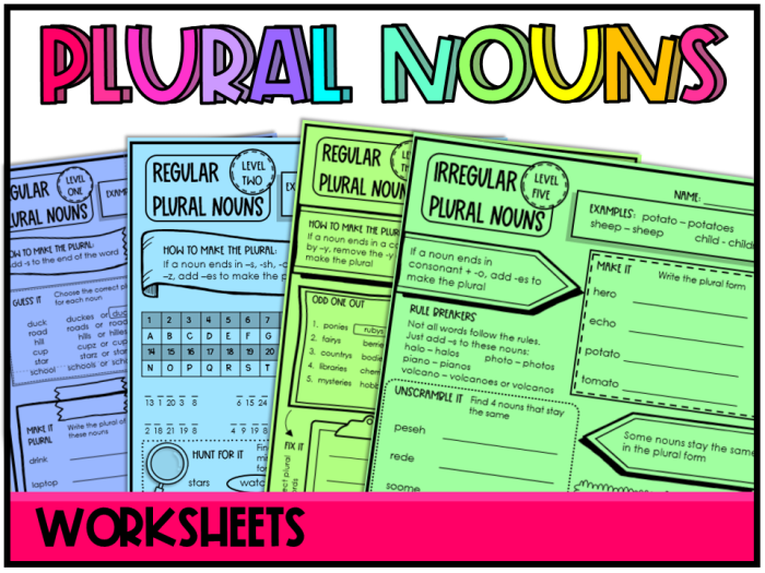 Plural Nouns Worksheet Number Nine for Third Grade Students Third grade plural nouns worksheet with practice exercises for identifying and writing word forms