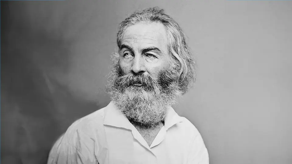 Seventh grade students analyzing figurative language in Walt Whitman's O Captain My Captain poem worksheet page 18