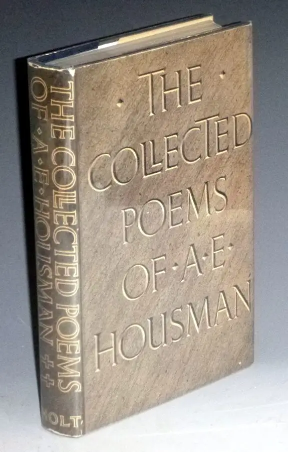 Sixth grade worksheet page showing poetry analysis questions about Housman's When I Was One-and-Twenty poem