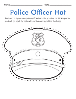 Police Coloring Pages worksheet featuring male and female officers for kids to color