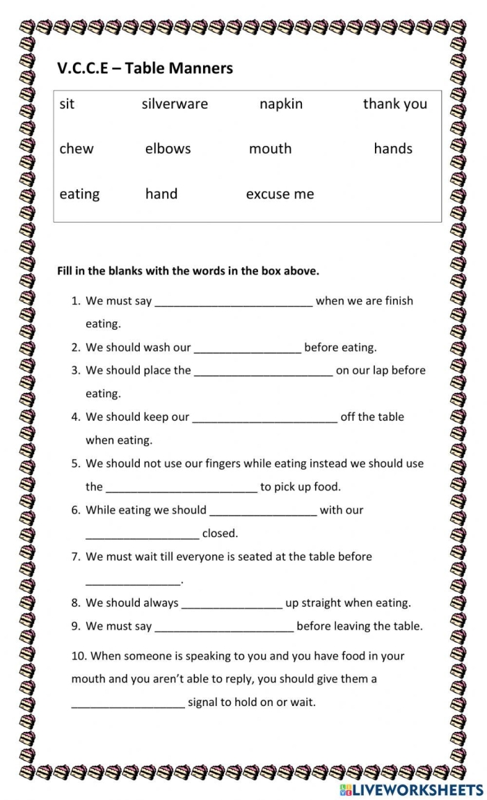 Engaging worksheet to introduce basic etiquette skills for young learners Manners worksheet for Pre-K children, teaching polite behavior and helpfulness
