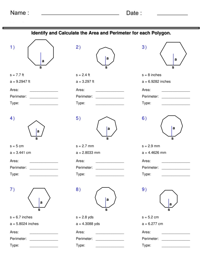 Polygon Attributes Glossary Resource 10 Third grade glossary page showing polygon attributes with labeled diagrams and definitions for EL learners