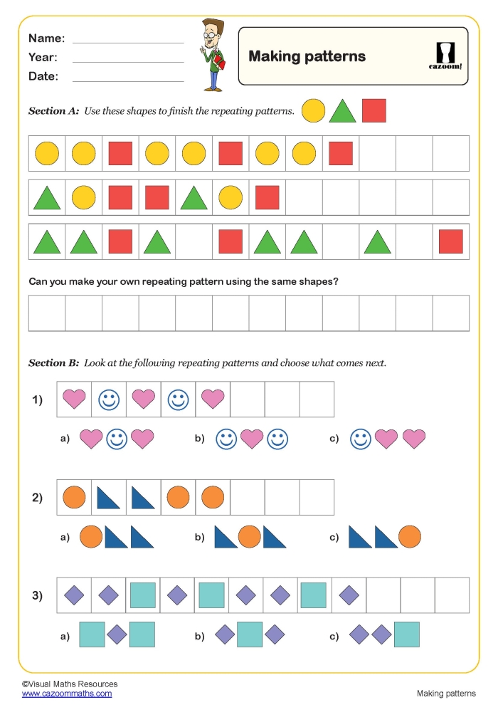 First grade position and direction worksheet showing left and right identification exercises