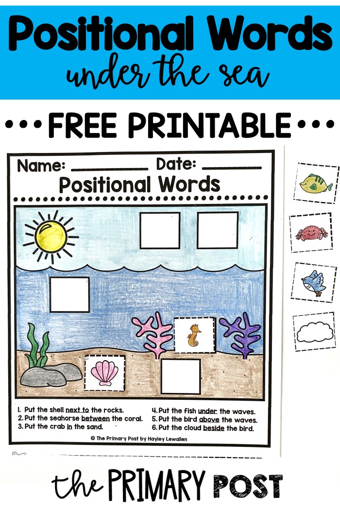 Positional Words Practice Activity for Pre-K Learners Image 20 Preschool child learning positional words with colorful objects and directional placement exercises
