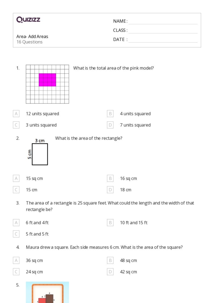 Practice Finding Area: Victor the Vacuum worksheet for geometry learning Worksheet for calculating floor plan area with Victor the Vacuum for fourth graders