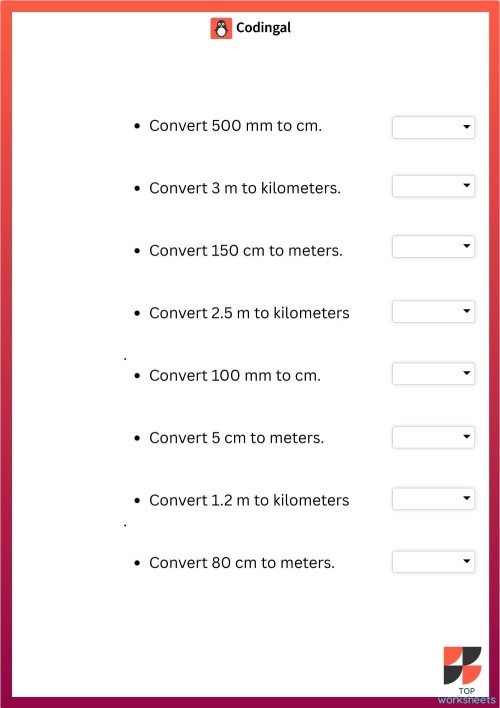 Interactive measurement practice for students in grade three with adorable visuals Practice Reading Lengths worksheet for third graders featuring fun images to measure
