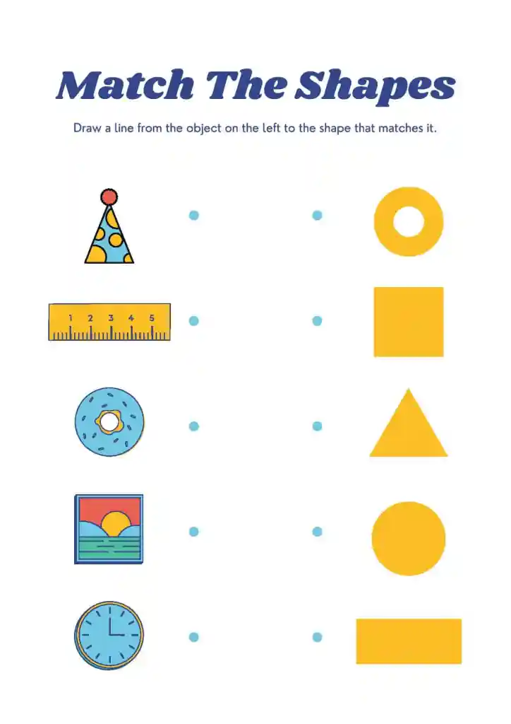 Shape It Up Addition Worksheet 7 for Early Learners Pre-K students identifying and sketching 2D shapes in the Shape It Up addition assessment worksheet 7
