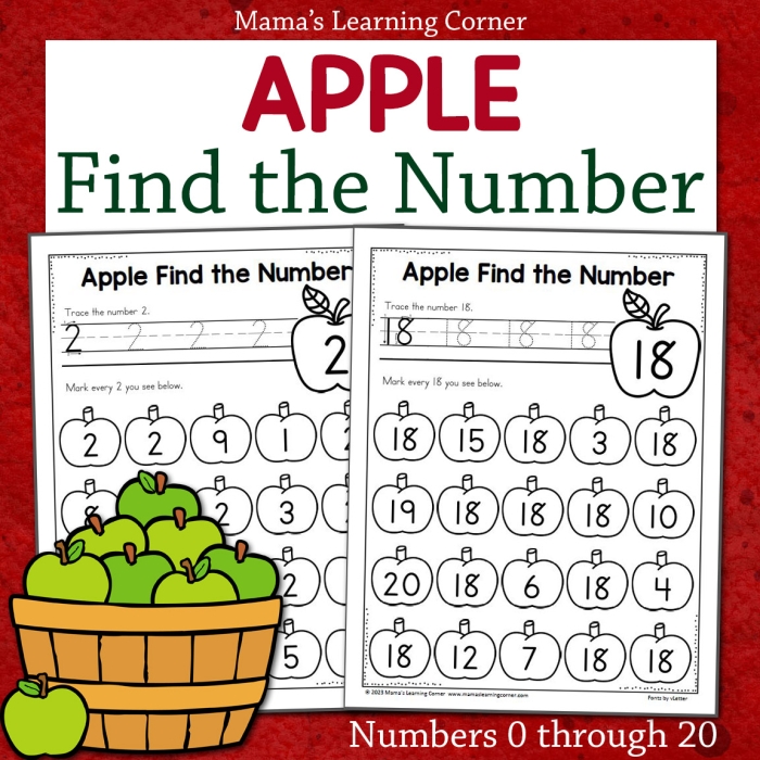 Fun worksheet to help Pre-K students learn the number 1 with engaging activities