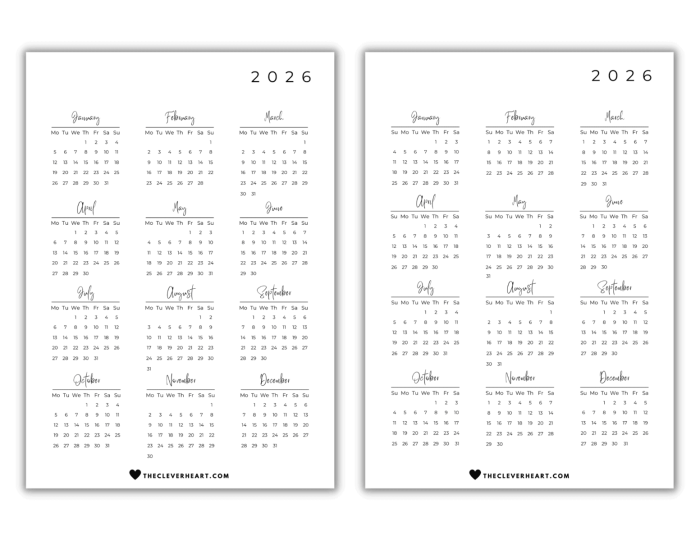 2026 calendar worksheet designed for Pre-K addition activities