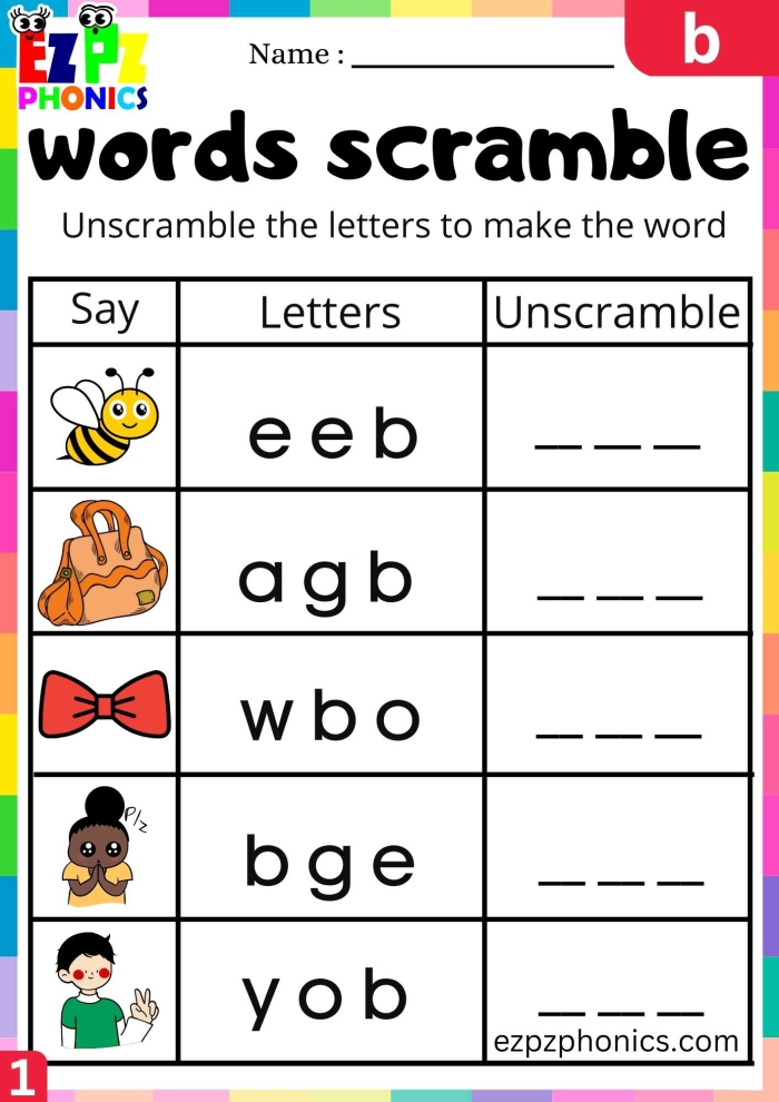 Worksheet featuring Alphabet Phonics activities focusing on words that start with A for Pre-K children. Alphabet Phonics: Start with A! worksheet for on-the-go learning.