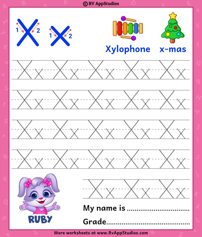 Pre-K worksheet featuring apples for identifying and coloring uppercase and lowercase letter A