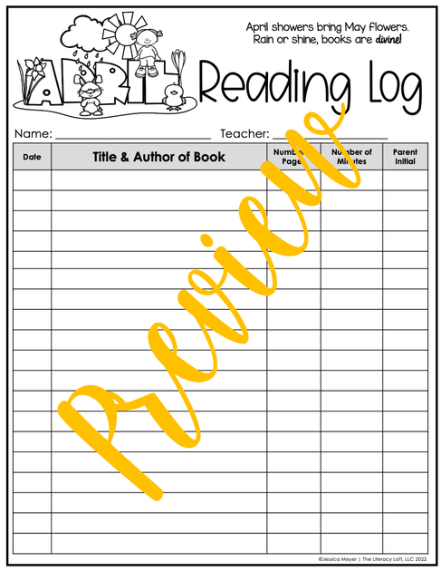 Pre-K student completing an April calendar worksheet with coloring activities