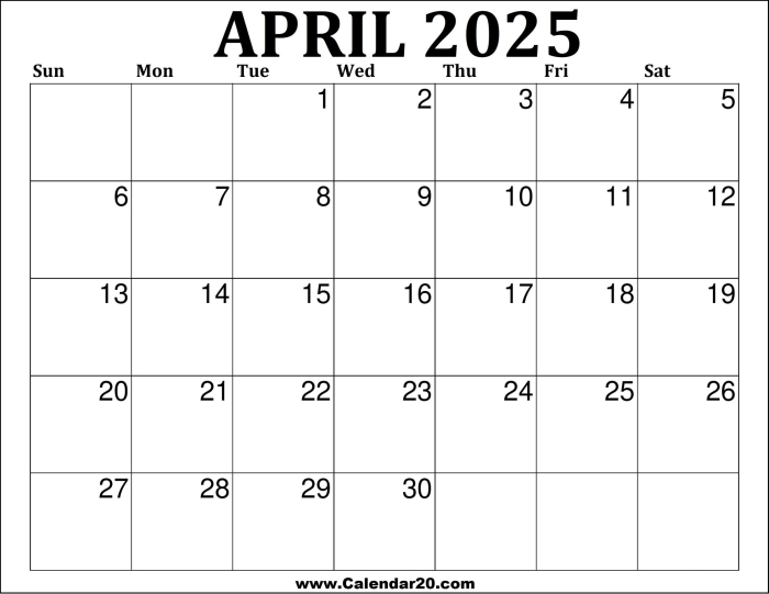 Pre-K printable worksheet for children to practice writing dates on an April calendar with coloring activities