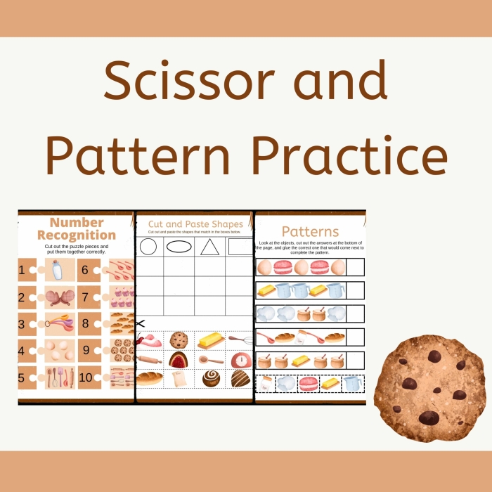 Worksheet for sequencing in baking a cake for Pre-K learners Evan guiding kindergarten students through the steps of baking a cake