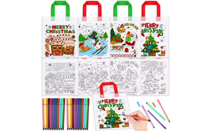 Pre-K worksheet featuring a festive pinata surrounded by candy for children to color