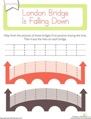 Prewriting Skills: Circles worksheet for Pre-K