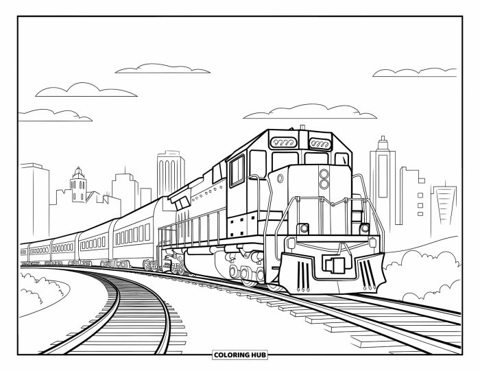 Trace and Color the City Worksheet for Pre-K Hand Strength Development A young child tracing dotted lines of city buildings while coloring them in with markers and crayons