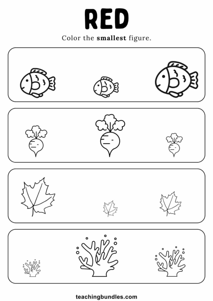 Engaging activity for preschoolers to explore the color red through fun learning Color Red worksheet featuring an apple and a color book project for Pre-K kids