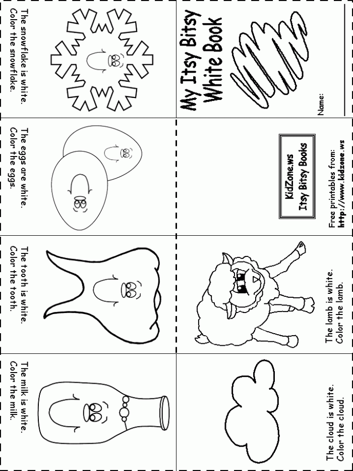 Pre-K worksheet activity for color recognition and basic subtraction skills 18