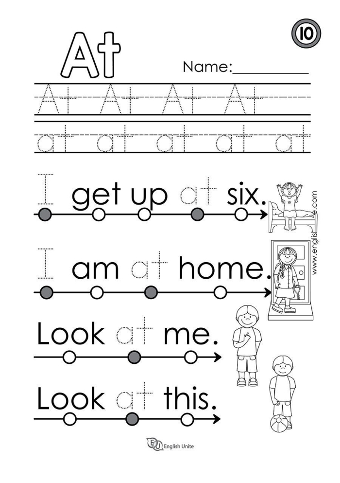 Pre-K worksheet featuring the word find as a creative coloring activity for kids