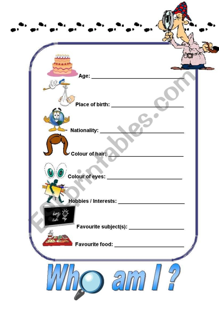 Who Am I Counting and Matching Worksheet Number 18 for Preschoolers Pre-K math worksheet titled Who Am I where students match community helpers to their specific tasks