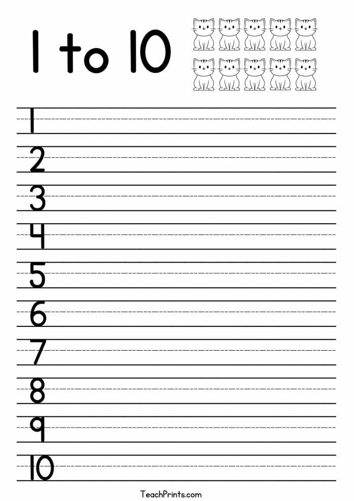 Numbers 1-10 counting and comparison worksheet for young learners Counting Practice worksheet for numbers 1-10 with engaging visuals for Pre-K children