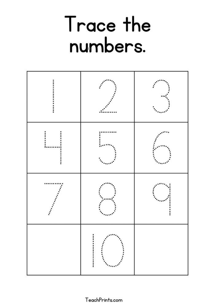 Pre-K math worksheet focused on identifying and counting the number 9