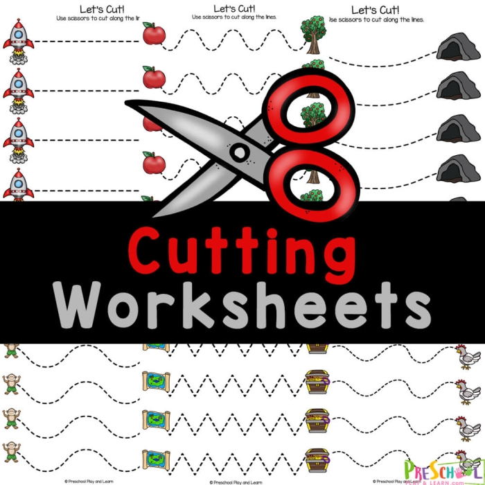 Multiplication worksheet for Pre-K Kids practice cutting shapes to create a house for Piggy on this fun worksheet. Engaging Pre-K worksheet for building fine motor skills and shape recognition.